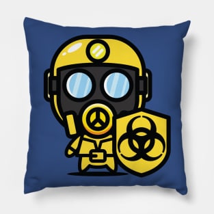 Masresearcher cartoonked Pillow