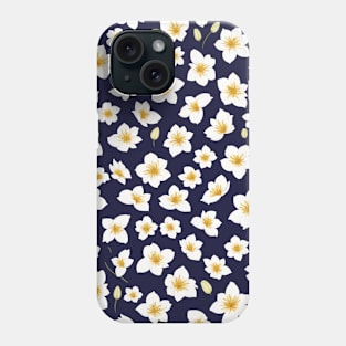 Infinite white lillies Phone Case