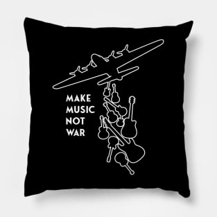 Banksy - Make Music Not War Pillow