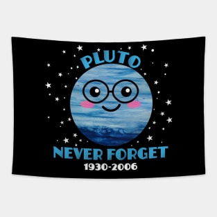 Pluto Never Forget Tapestry