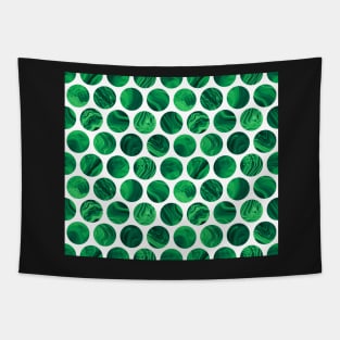 Malachite dots Tapestry