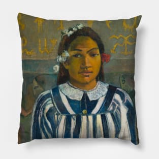 Merahi metua no Tehamana by Gauguin Pillow