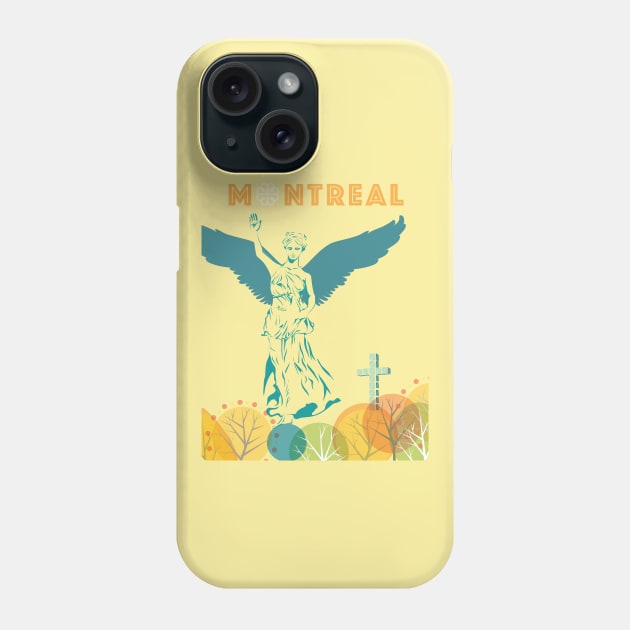 Montreal - Mont-Royal Phone Case by aglomeradesign