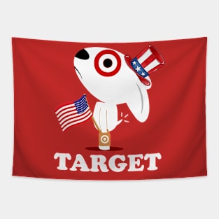 American Flag Bullseye Team Member Tapestry