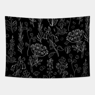 Witchy Botanicals Pattern Tapestry