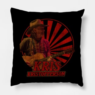 Retro Vintage Classic Kris Kristofferson Pillow