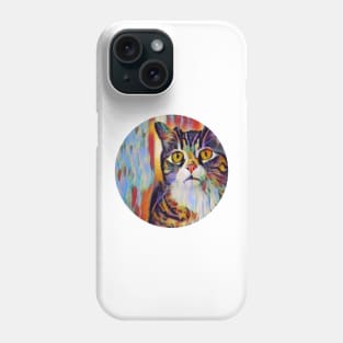 Anxious floppy cat Phone Case