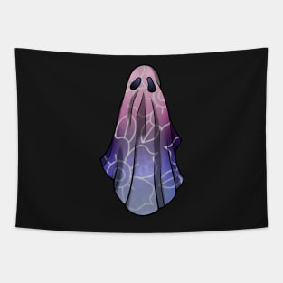 Omnisexual Pride Flowery Ghost Tapestry