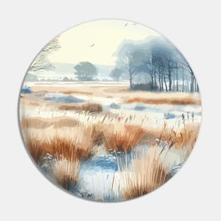 Winter Landscape Pin