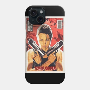 Tomb Raider Comic Phone Case