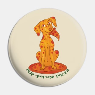 Pizza Puppy Pin