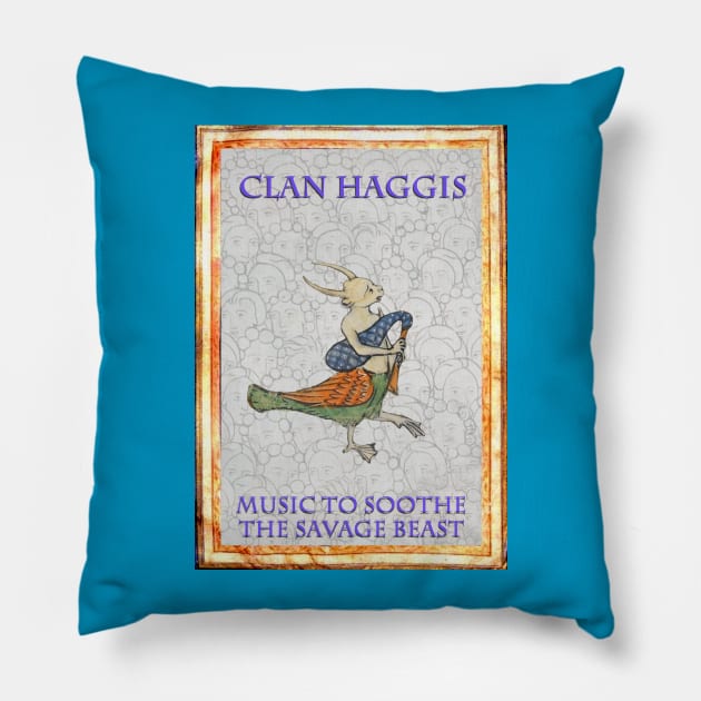 Clan Haggis Beasts Pillow by Yellowonder
