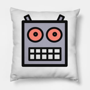 I Am Robot Head Pillow