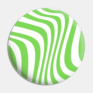 Green Wavy Pattern #002 Pin