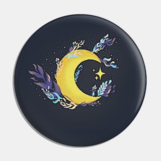 Moon garden Pin