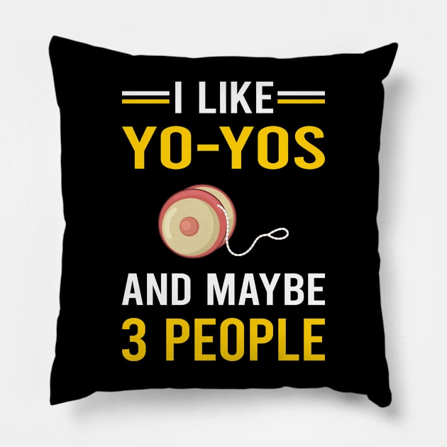 3 People YoYo Yo-Yo Pillow by Bourguignon Aror