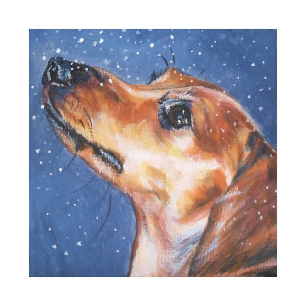 Dachshund Fine Art Painting by LASHEPARD