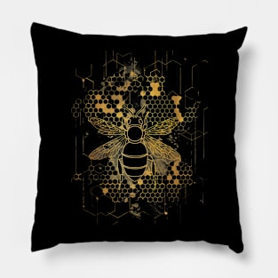 Bee Inspired Art Pillow