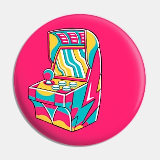 Retro Arcade Game Pin