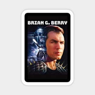 Brian Running Man Berry Magnet