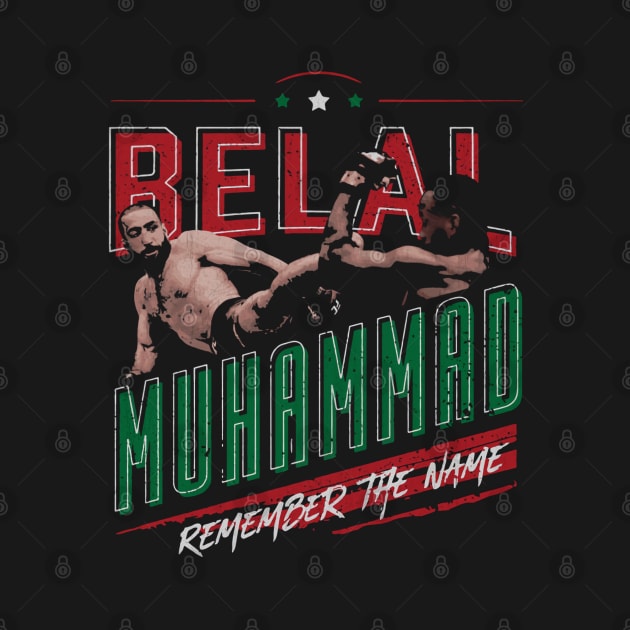 Belal Muhammad Remember The Name by ganisfarhan