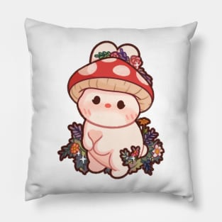 Mushroom bunny Pillow