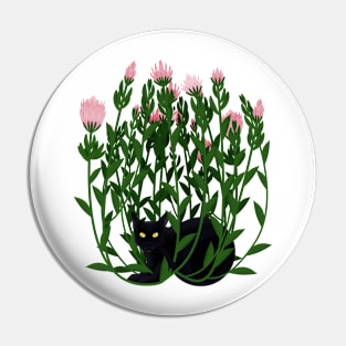 Cat and king protea Pin