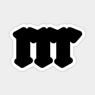 m logo Magnet