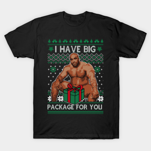 I have a big package for you - Barry Wood Christmas - Barry Wood Ugly Christmas - T-Shirt