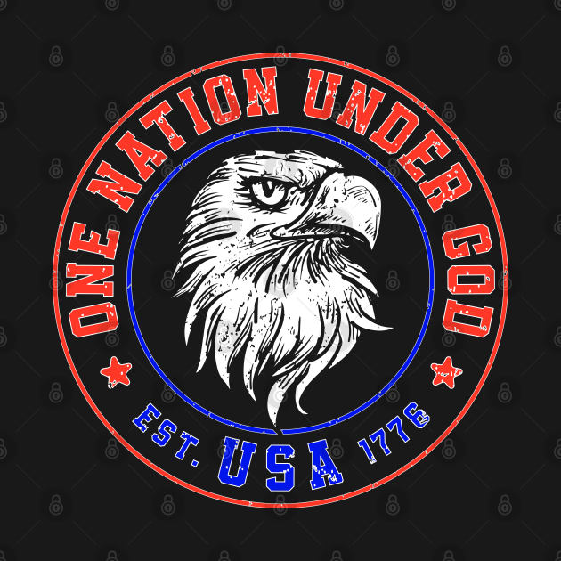 One Nation Under God Eagle by Turnbill Truth Designs