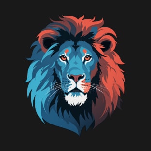 Blue Red Lion T-Shirt