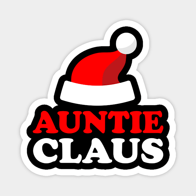 Auntie Claus Logo Design Magnet by JDawnInk