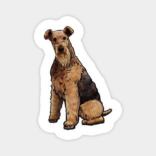 Airedale Terrier Dog Magnet