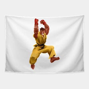 FIGHTER YELLOW Tapestry