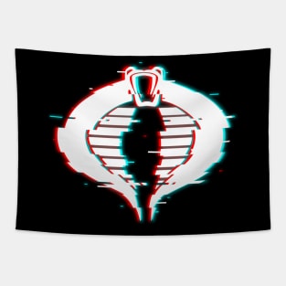 GLITCHY COBRA Tapestry