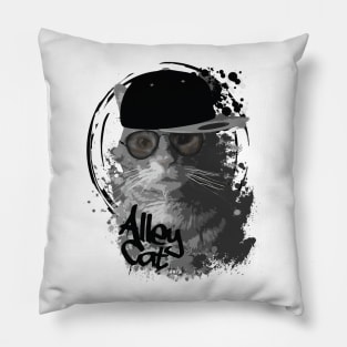 Alley cat Pillow