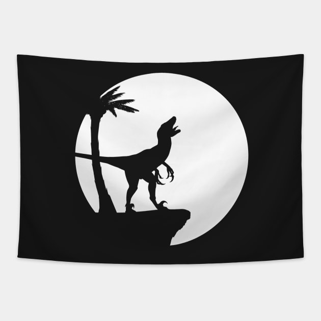 Raptor Moon - Classic Tapestry by TheTome