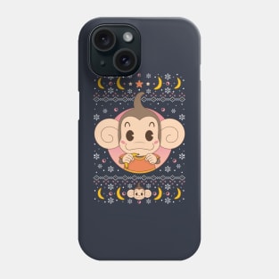 Monkey Banana Christmas Sweater Phone Case