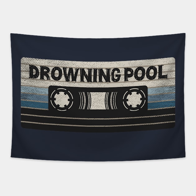 Drowning Pool Mix Tape Tapestry by getinsideart