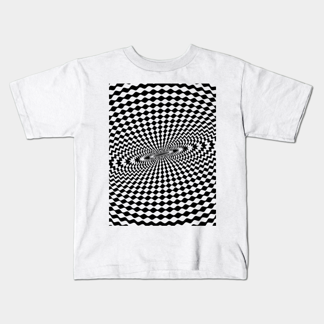 optical illusion art - Optical Illusion - Kids T-Shirt | TeePublic