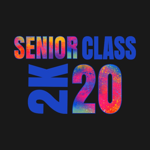 Senior 2020 Senior Class Of 2K Cool Textured Graduate Gift by Kimmicsts