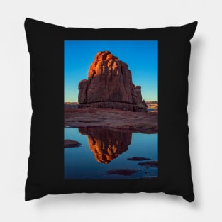 Reflected Rock Formation in Arches National Park Pillow