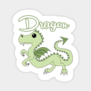 Dragon With Title Magnet