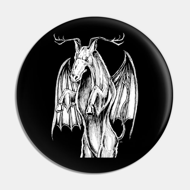 The Jersey Devil Pin by Mr. Grimskar's Art