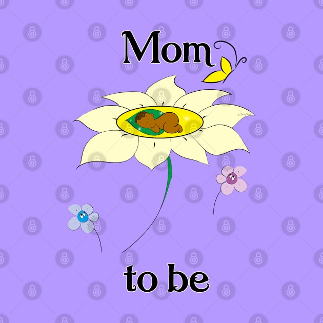 Mom To Be_Yellow Flower by DitzyDonutsDesigns