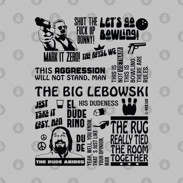The Big Lebowski Quotes by Zen Cosmos Official