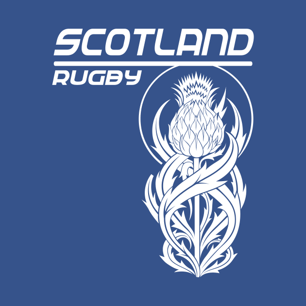 Scotland Rugby Fan Memorabilia Scottish Thistle by CGD