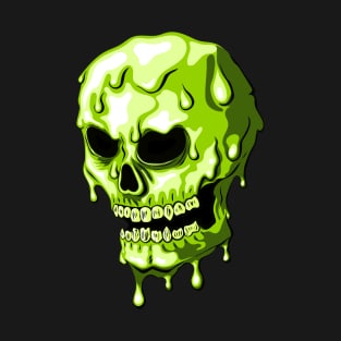 Radioactive Melting Skull T-Shirt