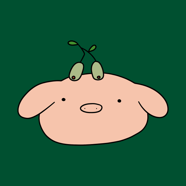 Olive Piggy Face by saradaboru
