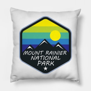 MOUNT RAINIER NATIONAL PARK WASHINGTON Pillow